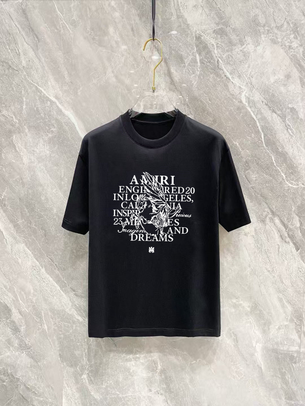 Title: AMIRI Eagle Graphic Crew Neck Short‑Sleeve T‑Shirt