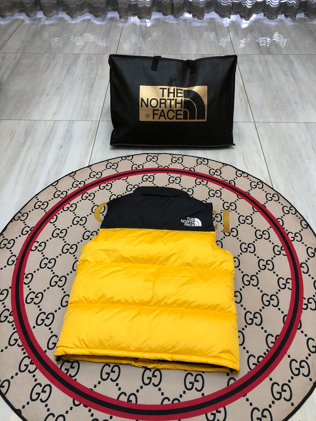 The North Face 1996 Retro Nuptse Yellow Down Vest
