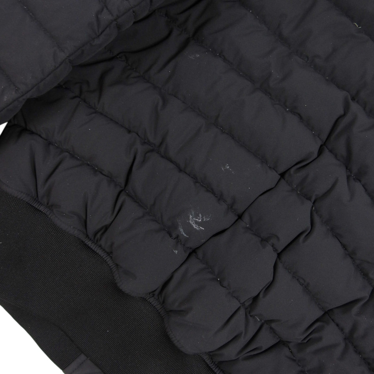 Moncler Black Down Bomber Jacket
