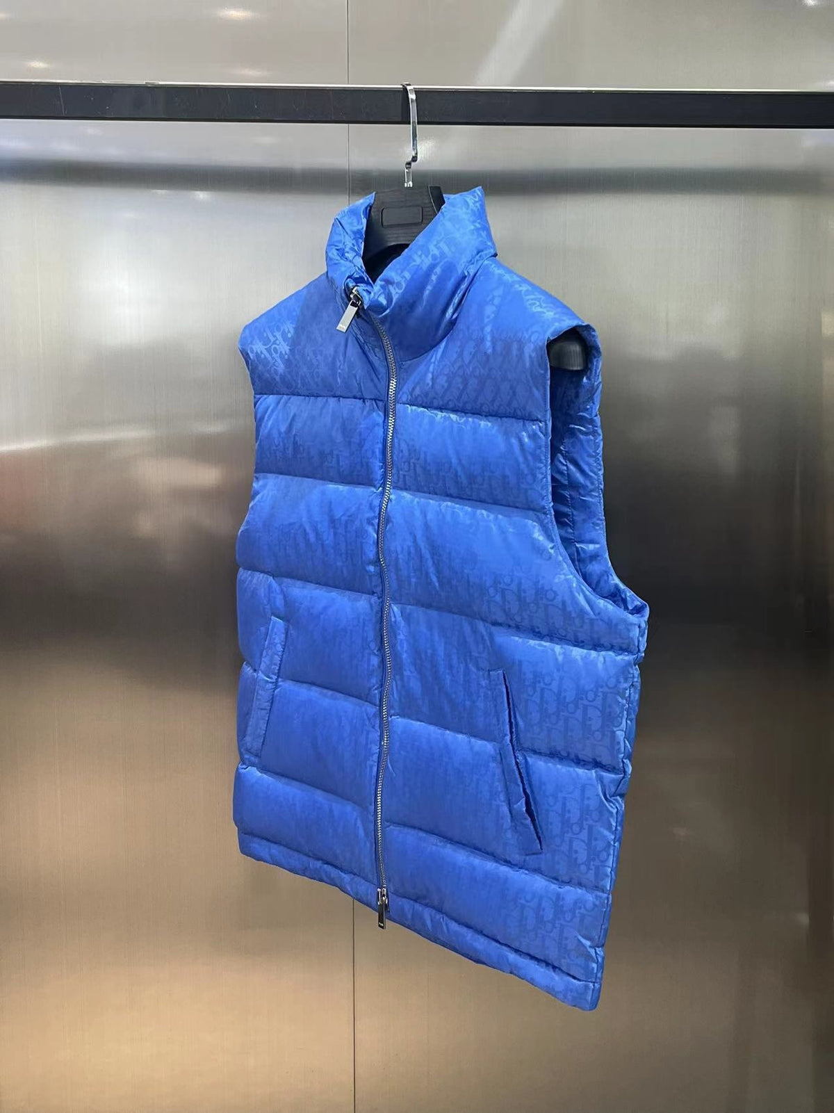 Dior Royal Blue Oblique Down Vest