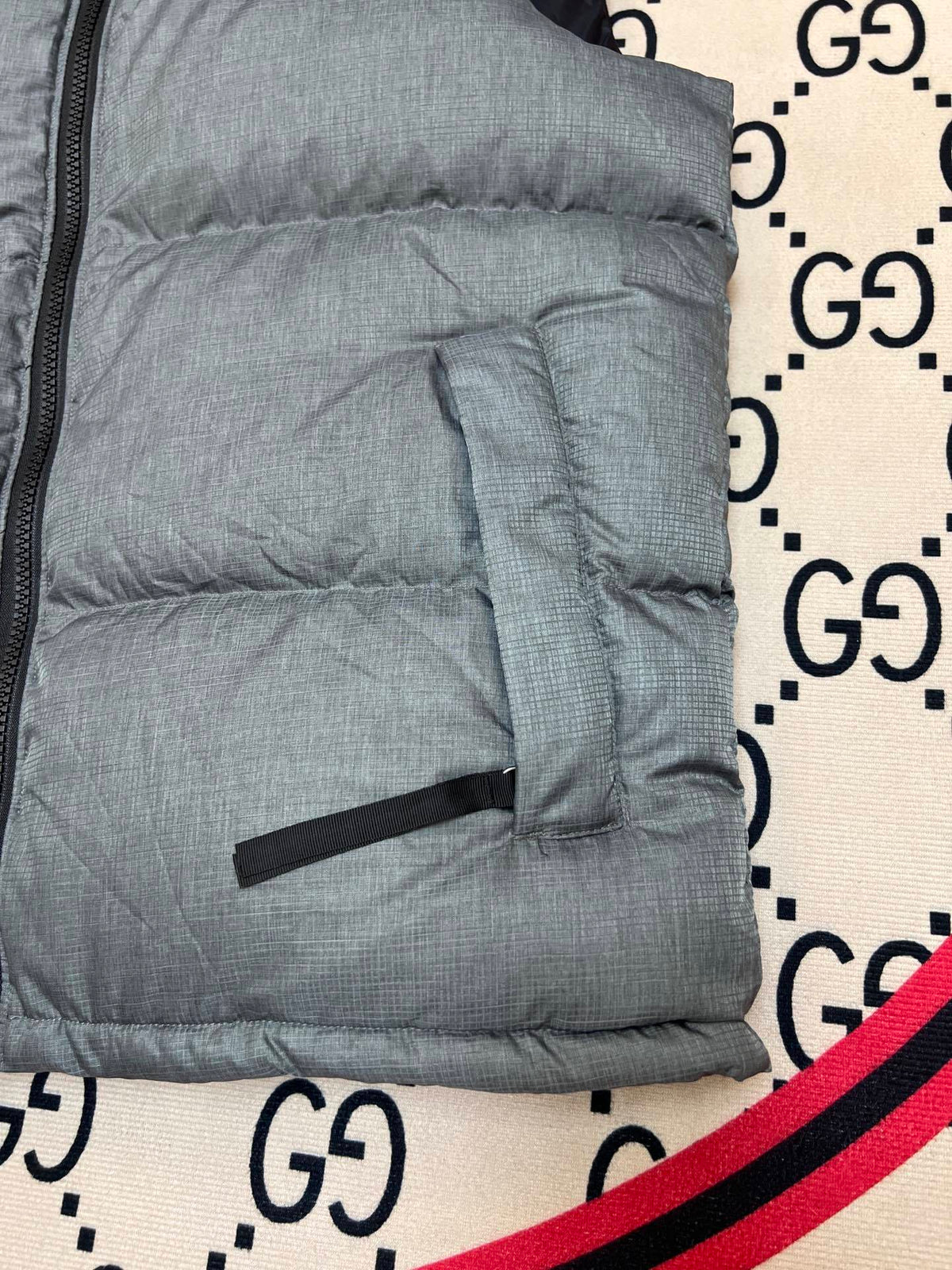 The North Face 1996 Retro Nuptse Grey Down Vest