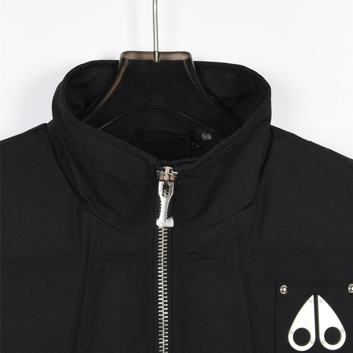 Moose Knuckles Black Textured Down Vest