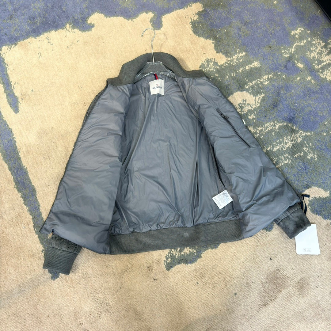 Moncler Short Down Jacket Olive Green