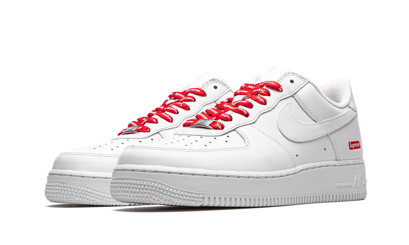 Supreme x Nike Air Force 1 Low 'Mini Box Logo - White' (CU9225-100)