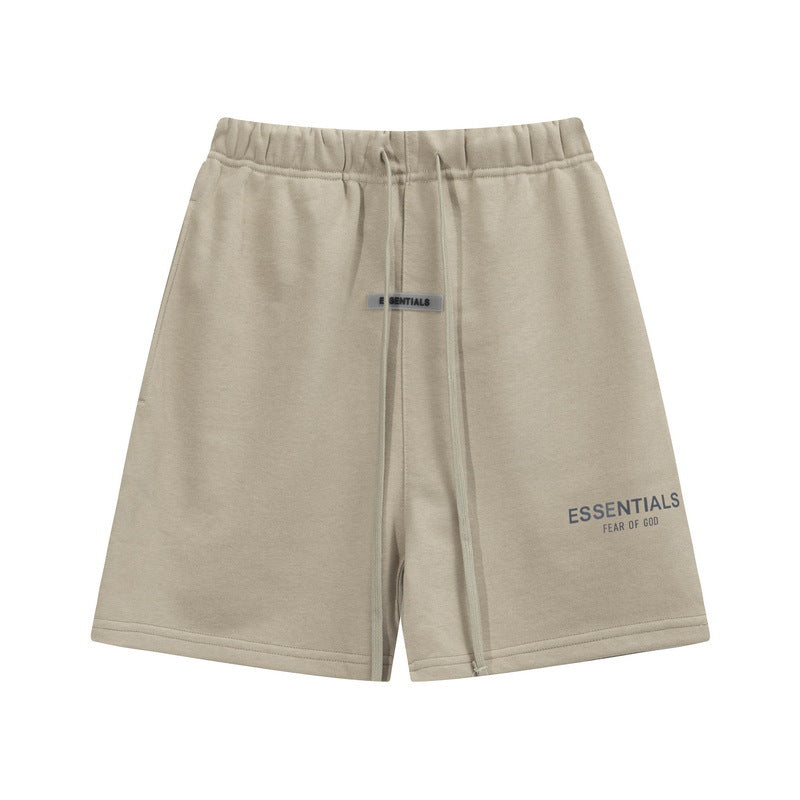 Fear Of God Essentials Reflective Letter Casual Loose Shorts Unisex