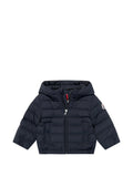 Moncler Kids Navy Hooded Down Jacket