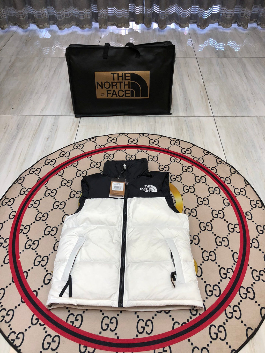 The North Face 1996 Retro Nuptse White Down Vest