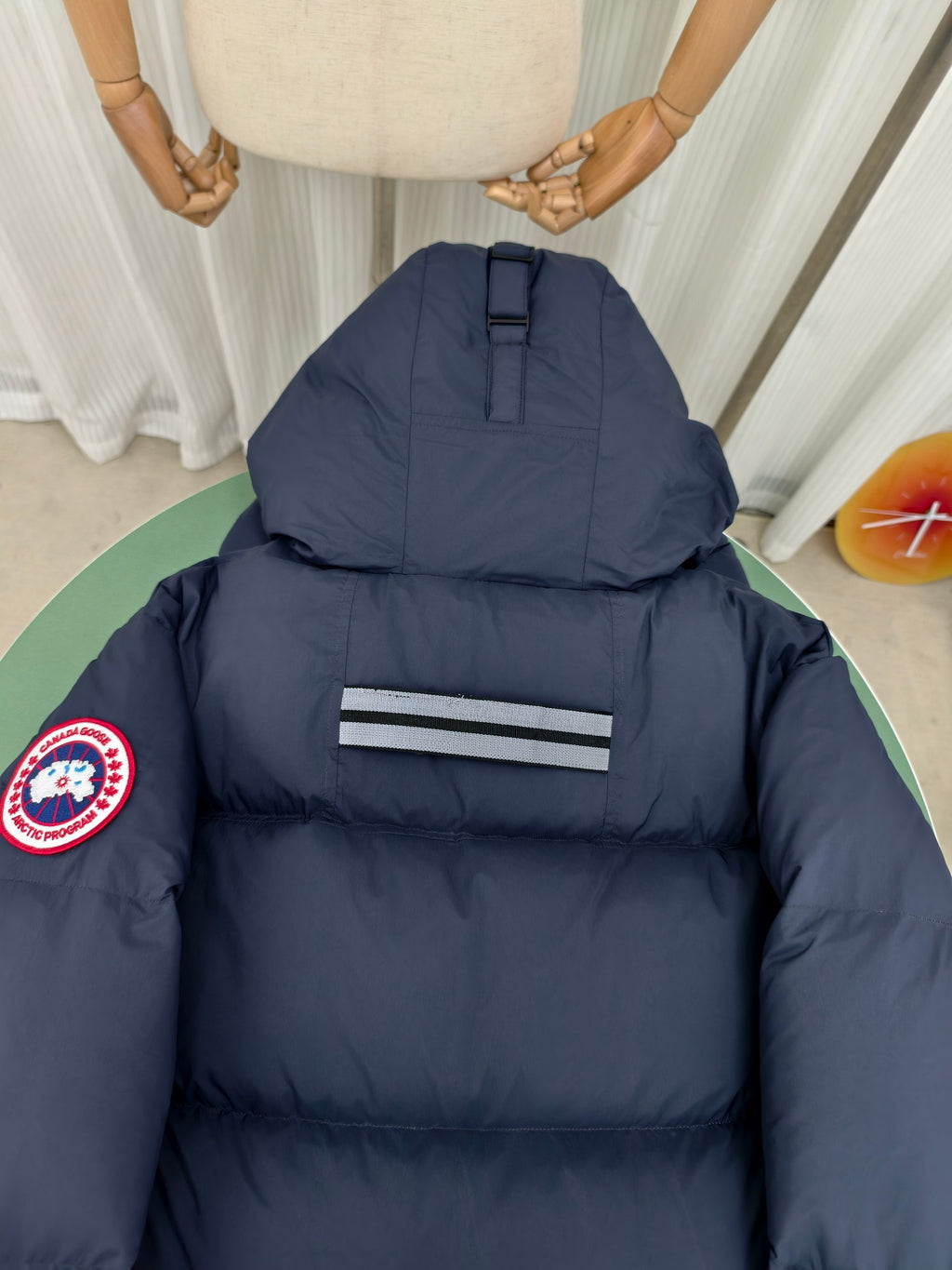 Canada Goose Lawrence Puffer Navy Blue Hooded Down Jacket