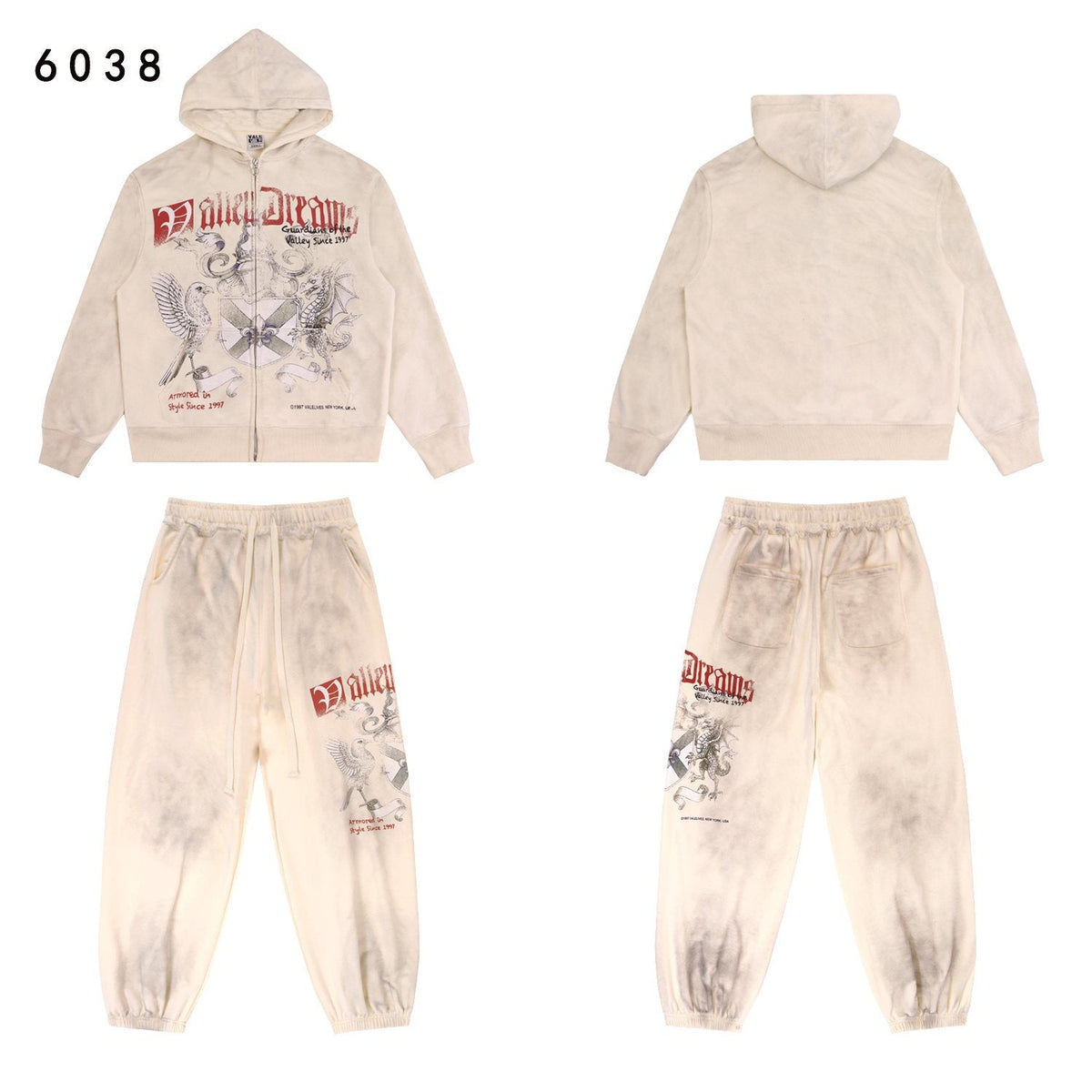 VALE USA Guardian Graphic Zip Hoodie and Jogger Set