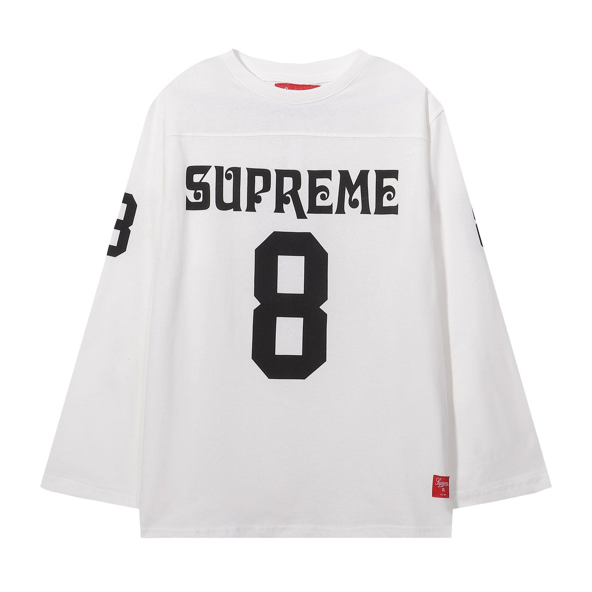 Supreme AFFILI8ED 8 Graphic Long-Sleeve T-Shirt
