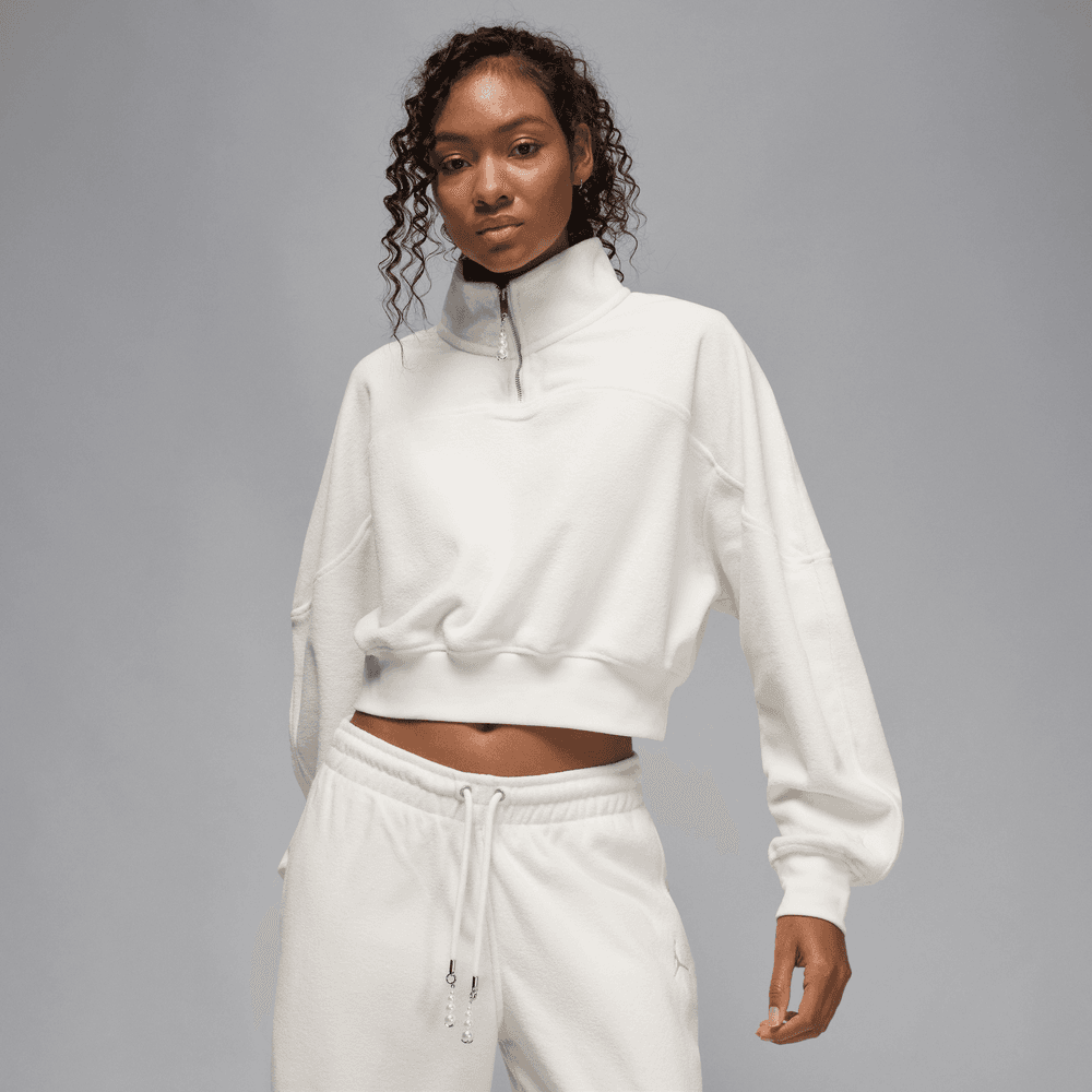 Wmns Air Jordan Flight Fleece Quarter Zip Top