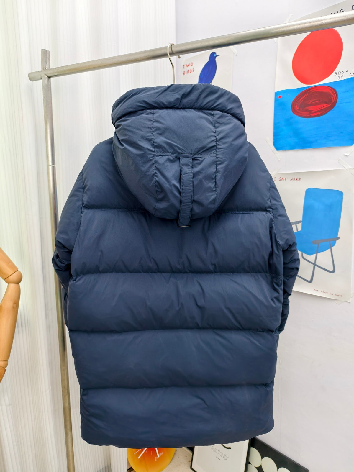 Canada Goose Lawrence Puffer Navy Blue Hooded Down Jacket