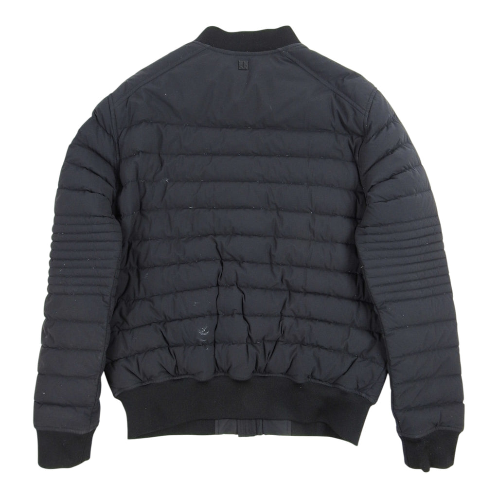 Moncler Black Down Bomber Jacket