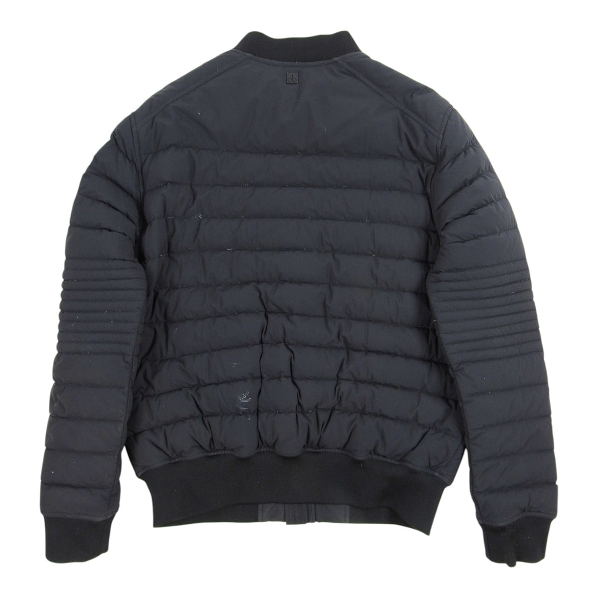 Moncler Black Down Bomber Jacket