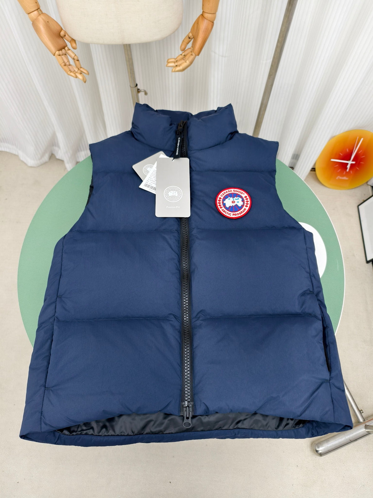 Canada Goose Navy & Black Two-Tone Lightweight Down Vest