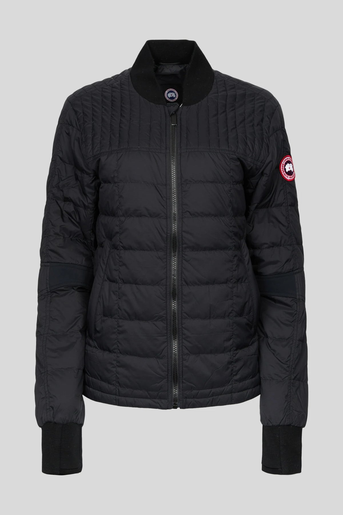 Canada Goose Dunham Black Down Bomber Jacket Women's