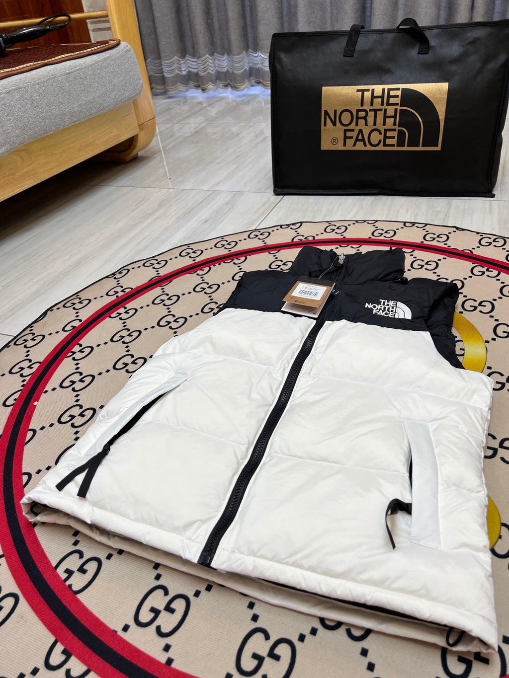 The North Face 1996 Retro Nuptse White Down Vest