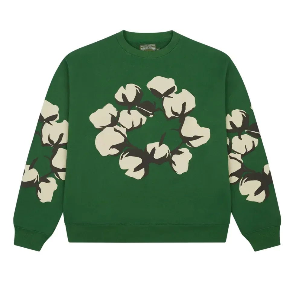 Denim Tears xCPFM Cactus Tears Crewneck Green