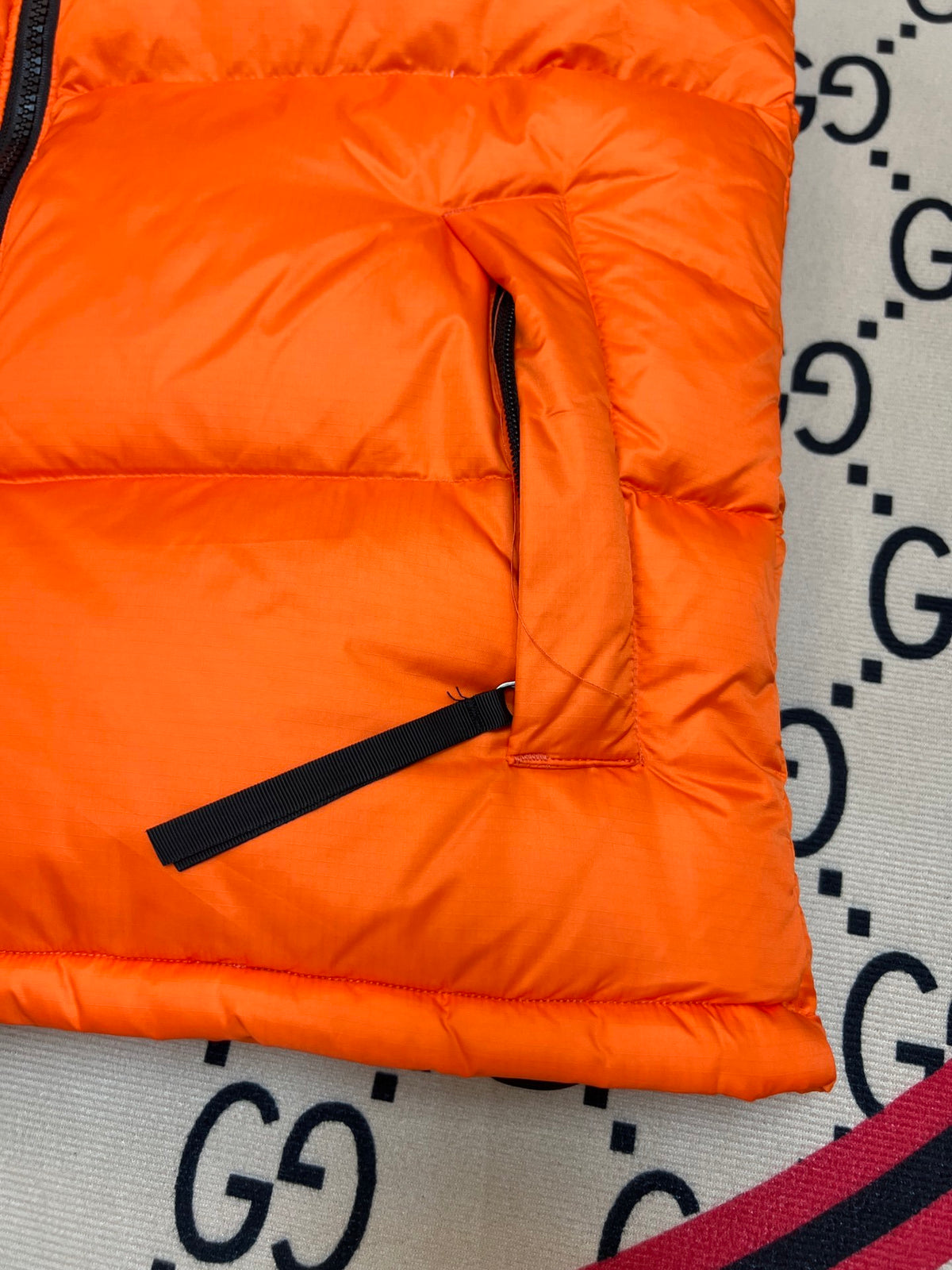 The North Face 1996 Retro Nuptse Orange Down Vest