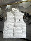 Moncler Tib White Down Vest