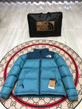 The North Face Nuptse 700 Down Jacket Teal Blue Navy