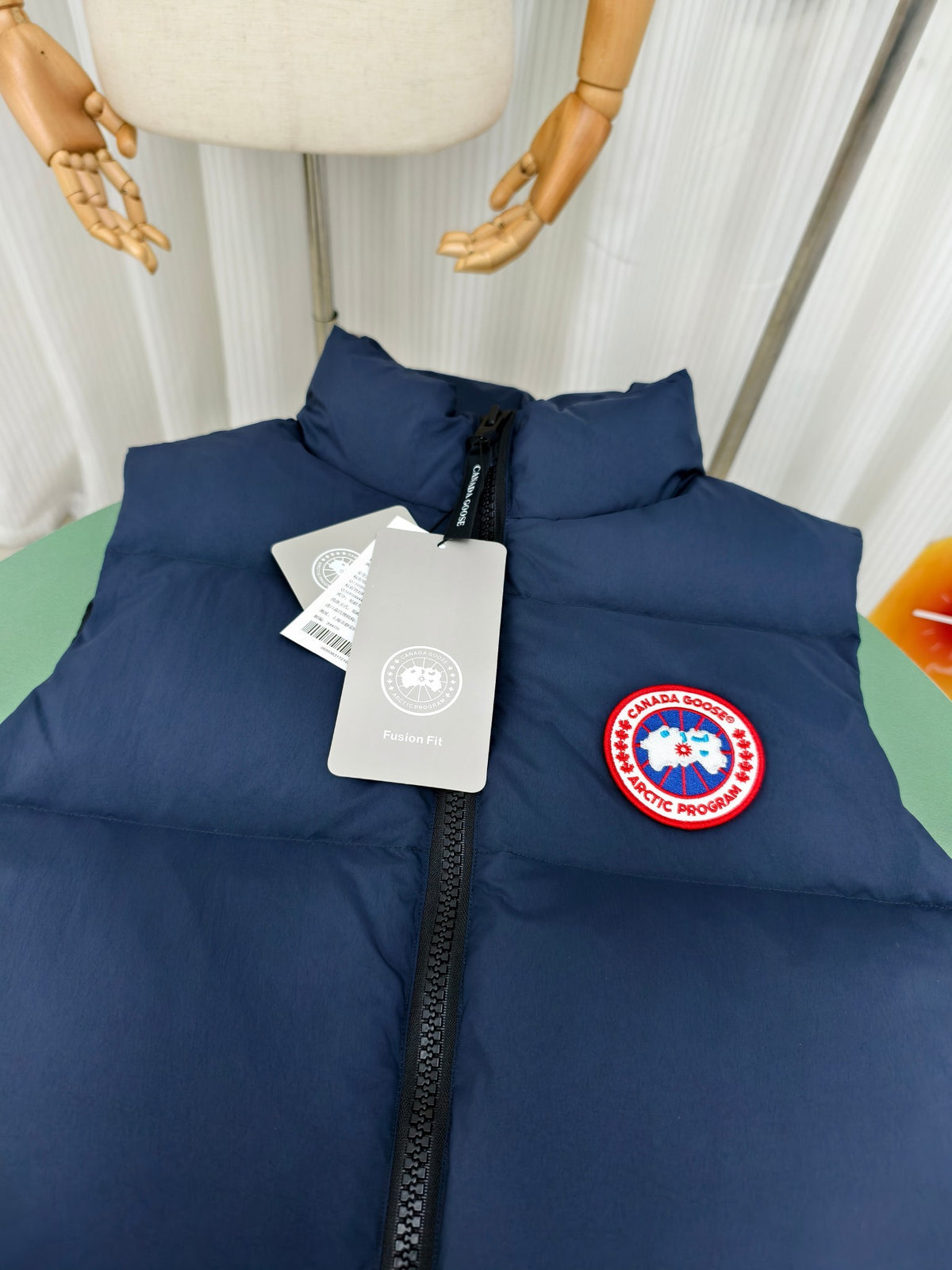 Canada Goose Navy & Black Two-Tone Lightweight Down Vest