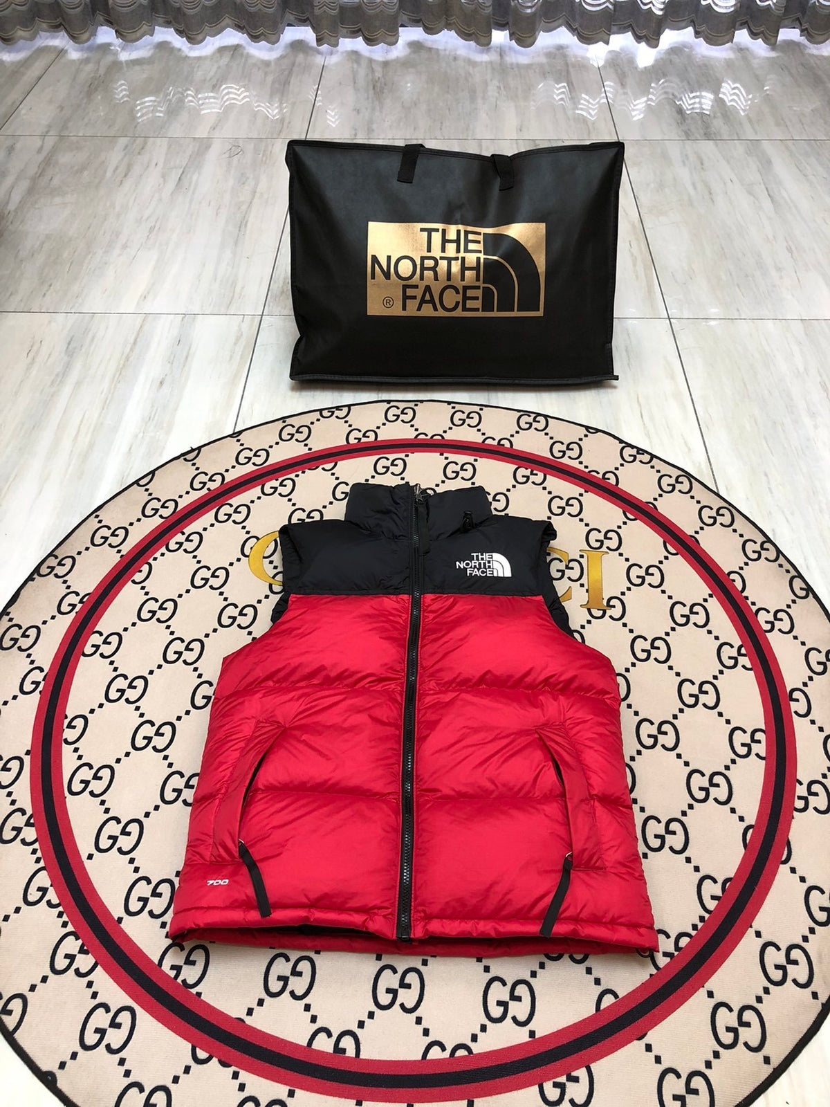 The North Face 1996 Retro Nuptse Red Down Vest