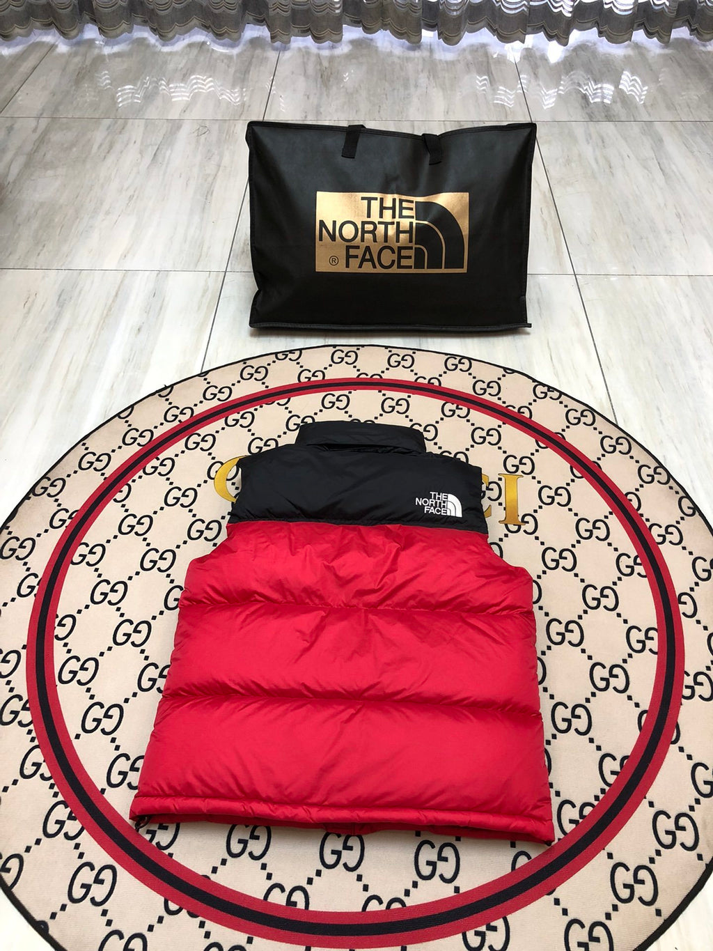 The North Face 1996 Retro Nuptse Red Down Vest