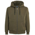 Moose Knuckles Olive Green Bunny Zip Hoodie