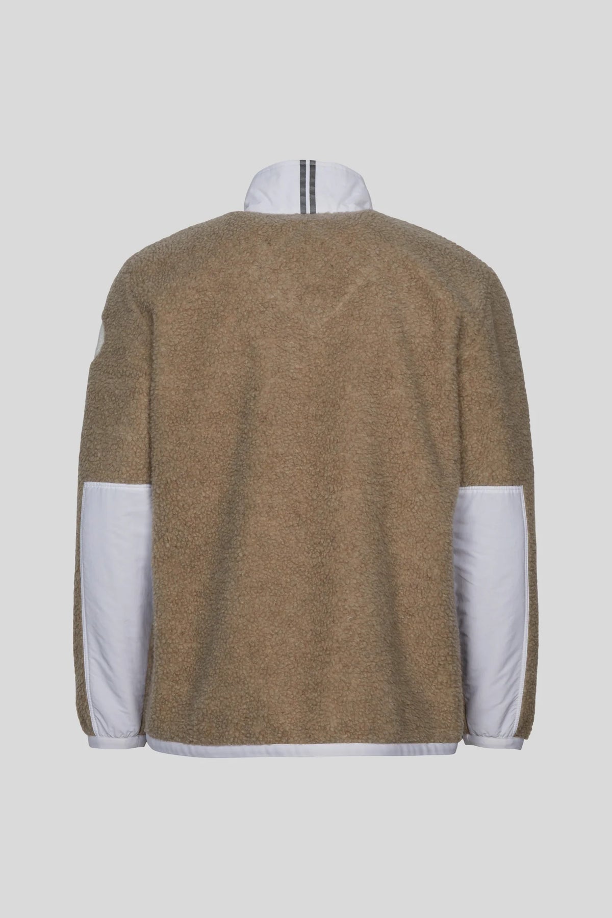 Canada Goose Tan Contrast-Trim Half-Zip Fleece Pullover