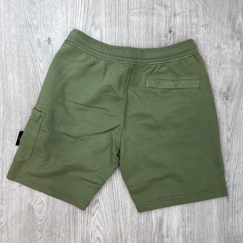 Stone Island Cargo Short — Laurel Green