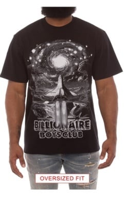 BBC Gray Horizon Knit Tee