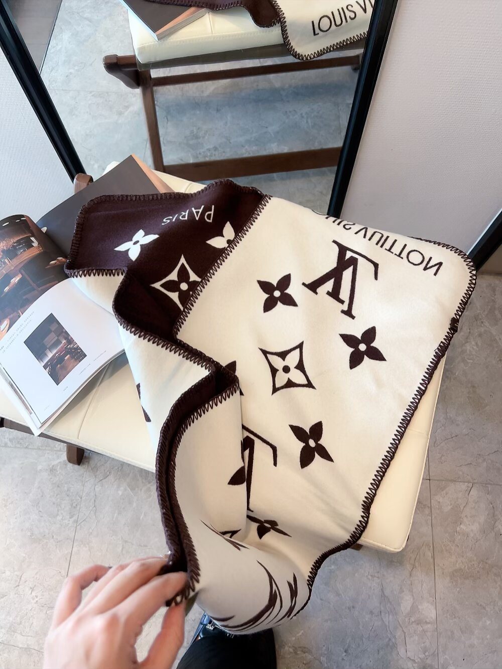 Louis Vuitton Reversible Monogram Scarf
