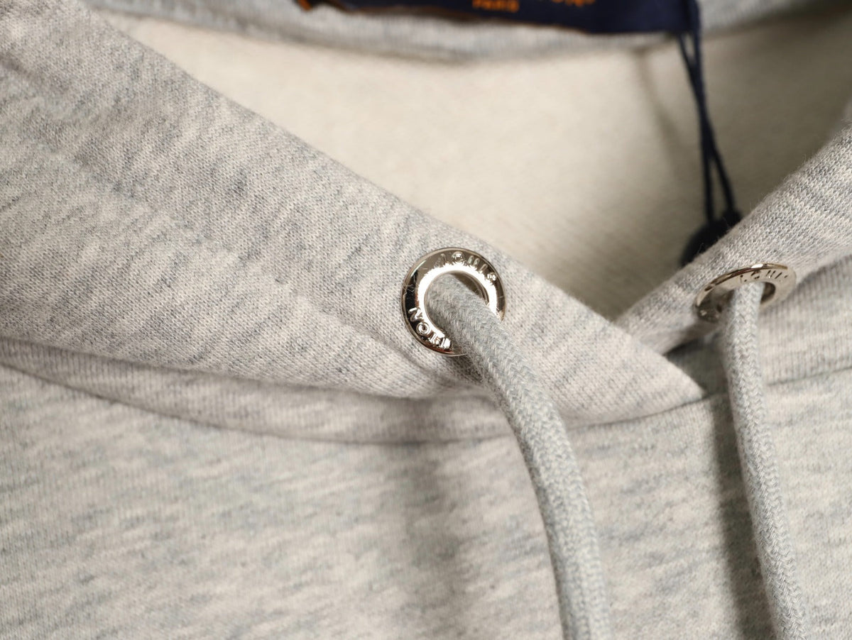 Louis Vuitton LV Lettering Pullover Hoodie - Light Gray