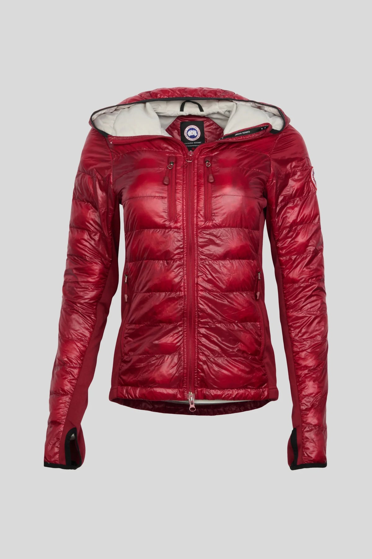 Canada Goose Hybridge Lite Hoody Red Women's